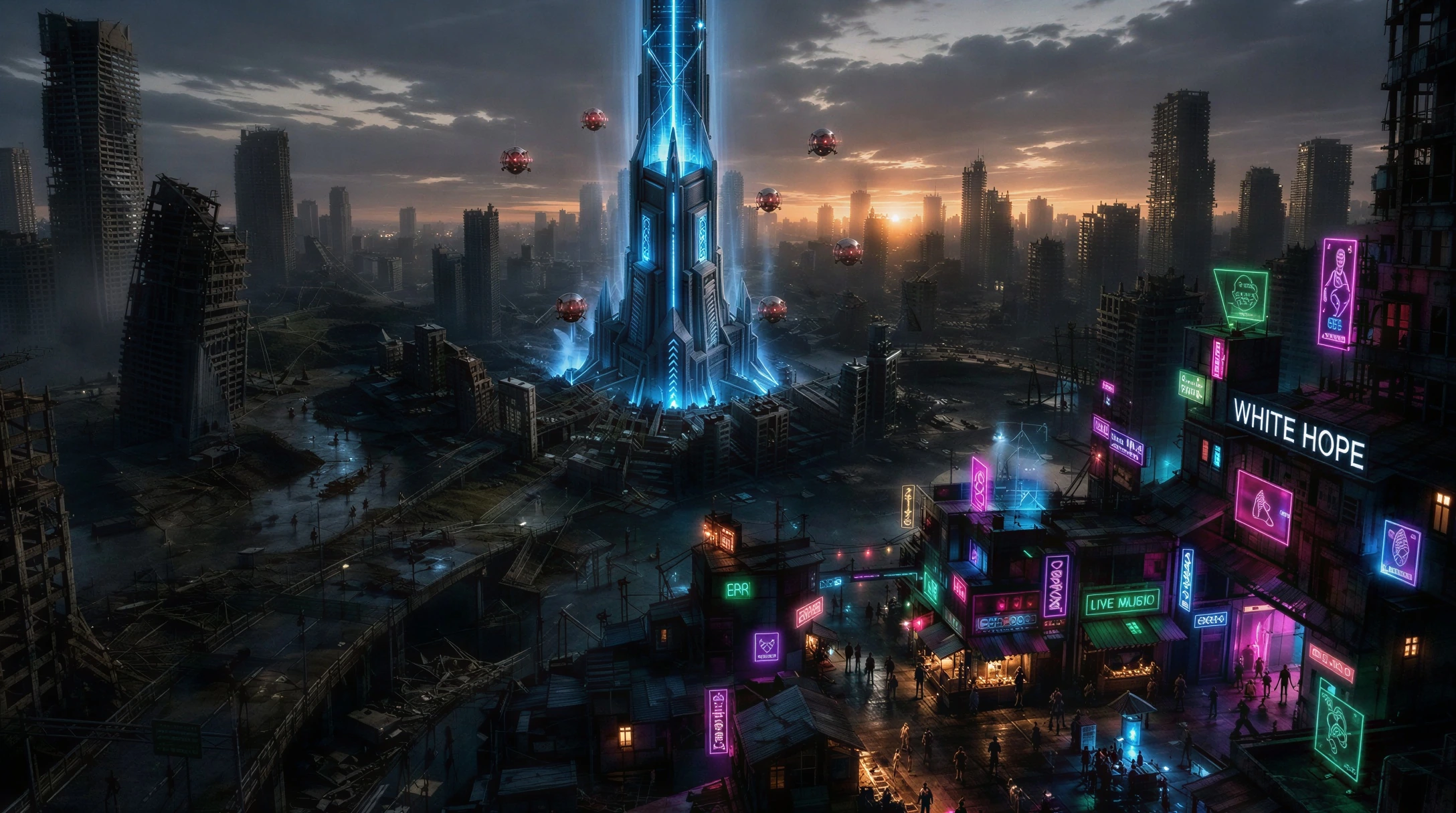 Megacity HQ — Konzeptvisualisierung